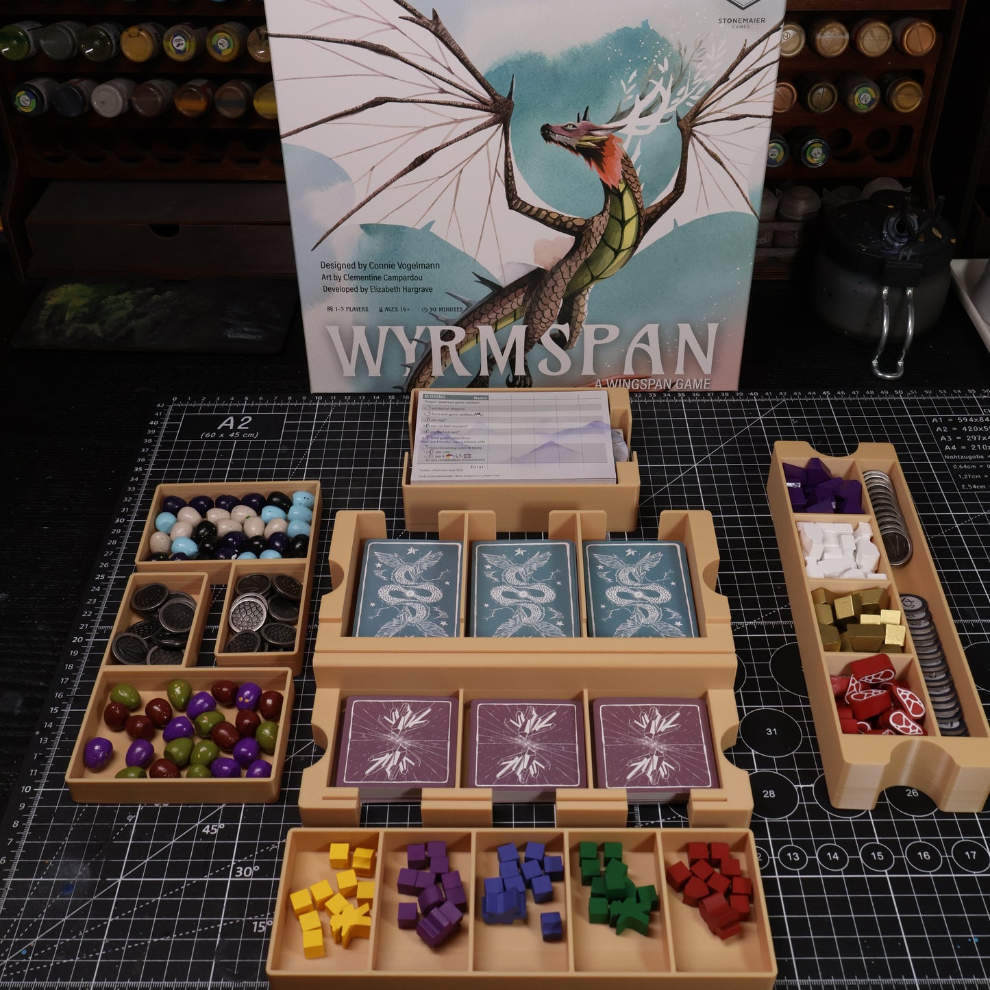 Wyrmspan - Boardgame Inserts